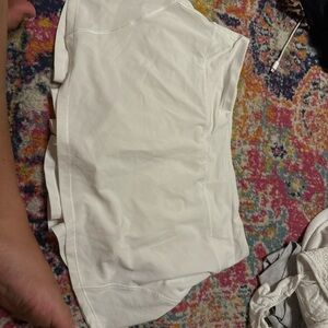 White lululemon athletic skirt